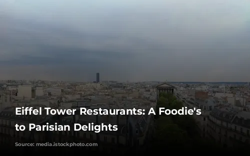 Eiffel Tower Restaurants: A Foodie's Guide to Parisian Delights