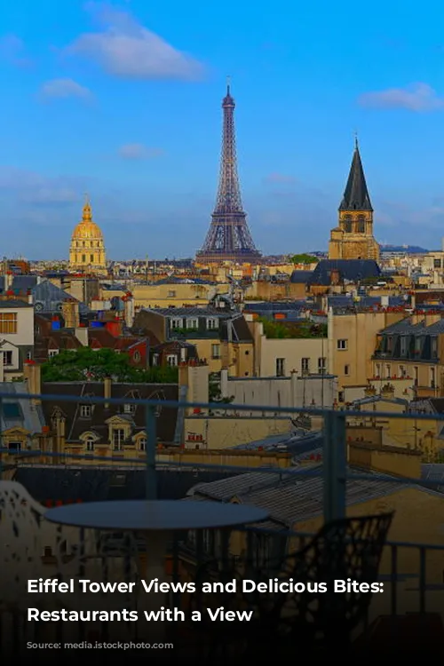 Eiffel Tower Views and Delicious Bites: Parisian Restaurants with a View