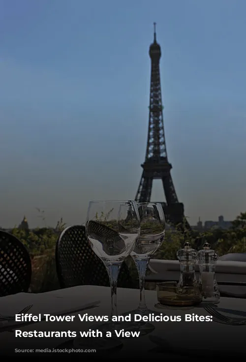 Eiffel Tower Views and Delicious Bites: Parisian Restaurants with a View