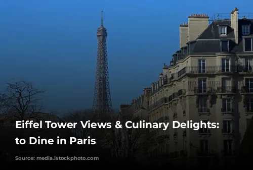 Eiffel Tower Views & Culinary Delights: Where to Dine in Paris