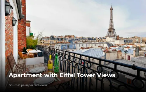 Apartment with Eiffel Tower Views