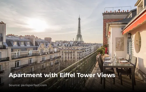 Apartment with Eiffel Tower Views