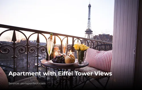 Apartment with Eiffel Tower Views