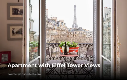 Apartment with Eiffel Tower Views