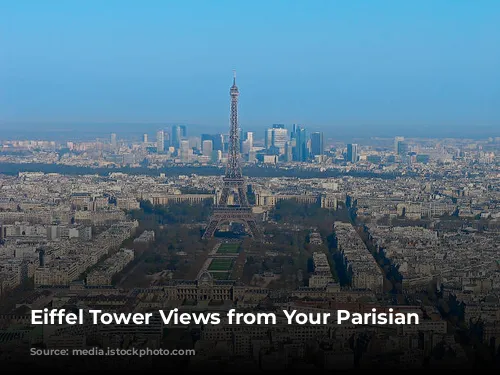 Eiffel Tower Views from Your Parisian Home