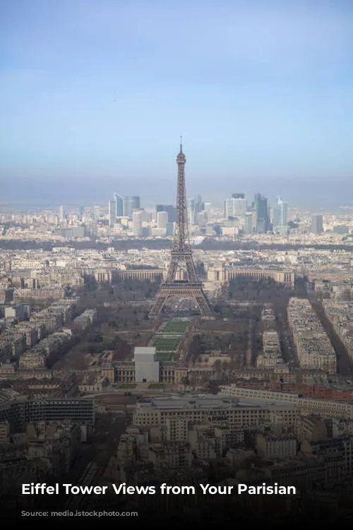 Eiffel Tower Views from Your Parisian Home