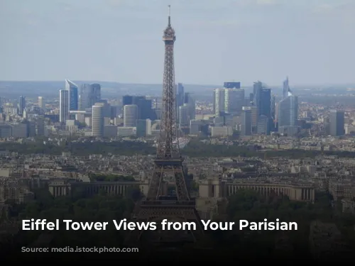 Eiffel Tower Views from Your Parisian Home