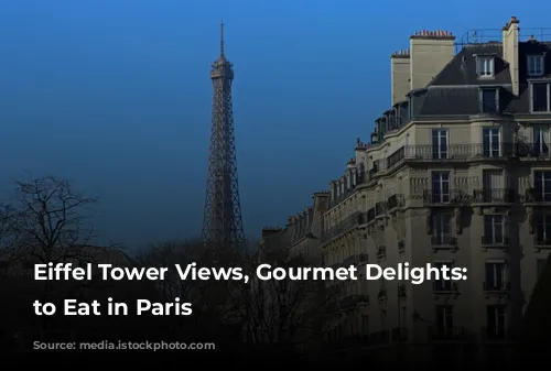 Eiffel Tower Views, Gourmet Delights: Where to Eat in Paris