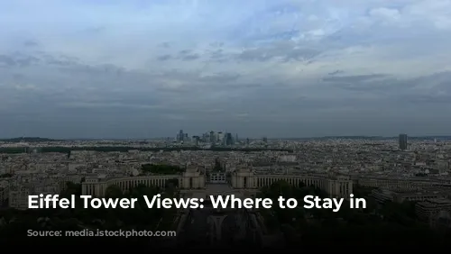 Eiffel Tower Views:  Where to Stay in Paris