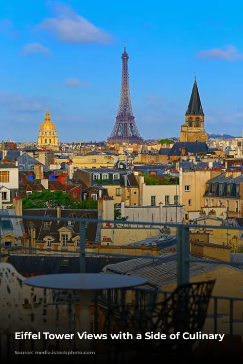 Eiffel Tower Views with a Side of Culinary Delight