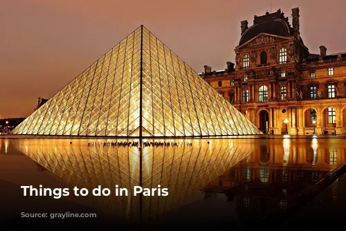 Things to do in Paris