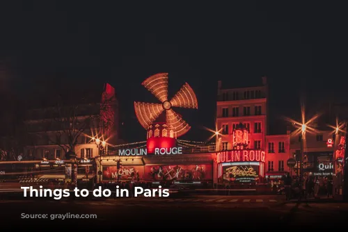 Things to do in Paris