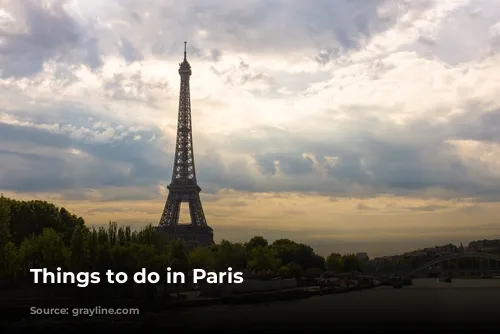 Things to do in Paris