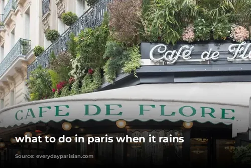 what to do in paris when it rains