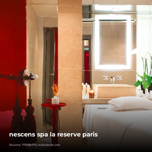 nescens spa la reserve paris