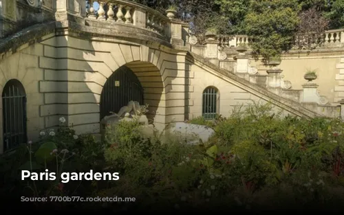 Paris gardens