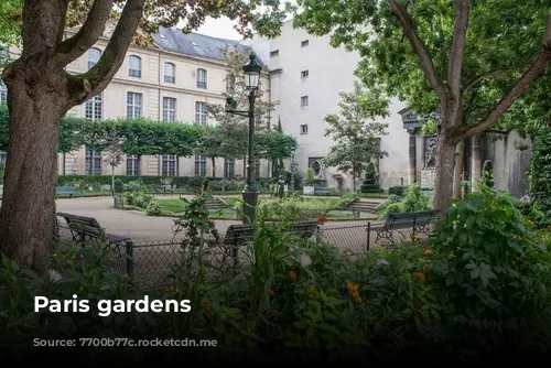 Paris gardens