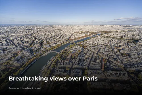 Breathtaking views over Paris