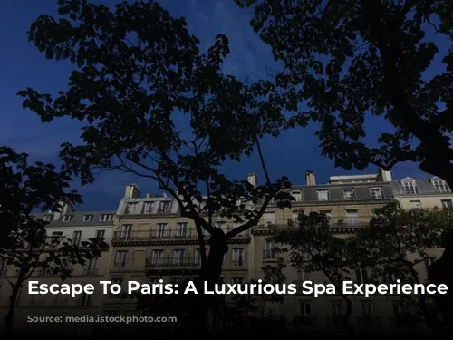 Escape To Paris: A Luxurious Spa Experience Awaits