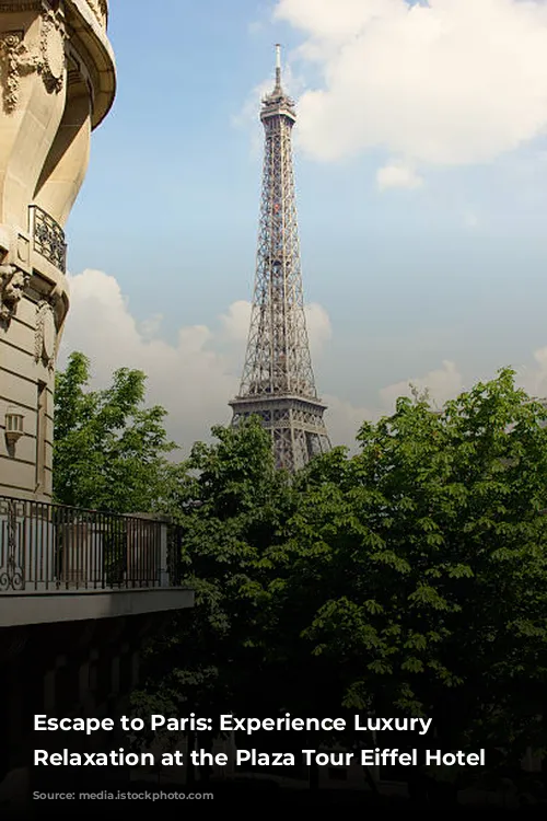 Escape to Paris: Experience Luxury and Relaxation at the Plaza Tour Eiffel Hotel