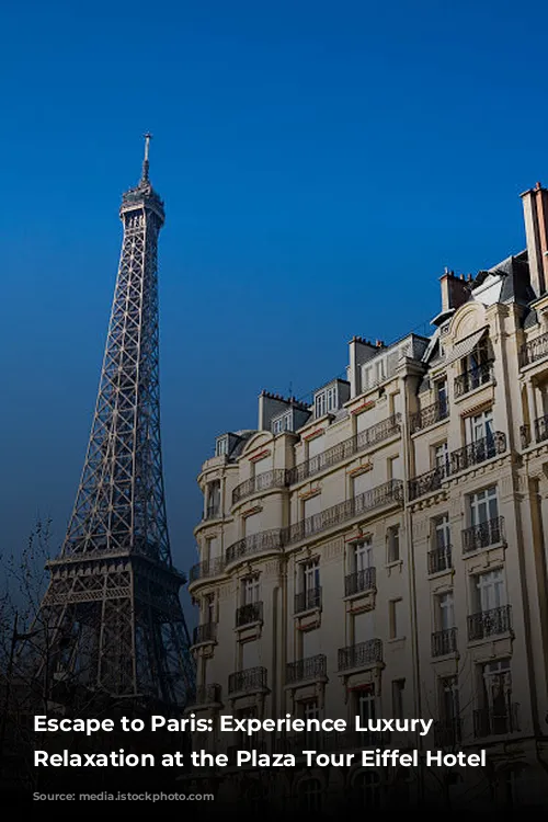 Escape to Paris: Experience Luxury and Relaxation at the Plaza Tour Eiffel Hotel