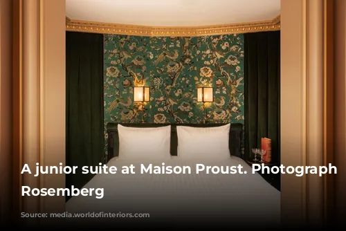 A junior suite at Maison Proust. Photograph Benjamin Rosemberg