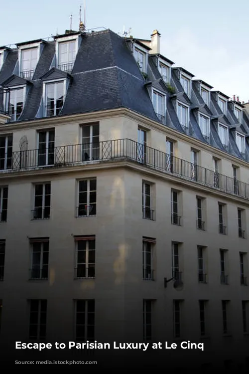 Escape to Parisian Luxury at Le Cinq Codet