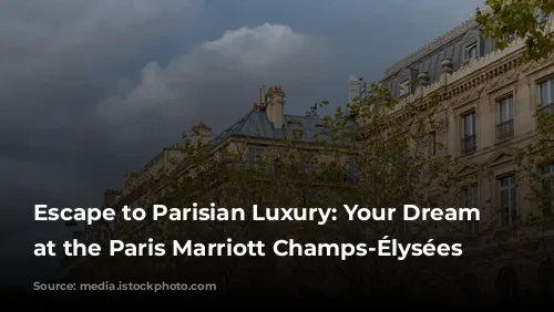 Escape to Parisian Luxury: Your Dream Stay at the Paris Marriott Champs-Élysées Hotel