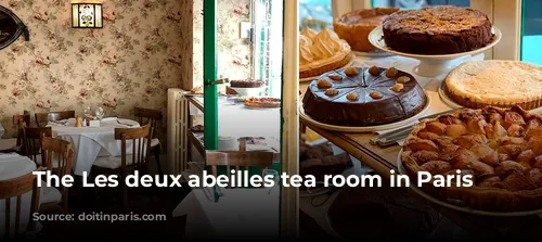 The Les deux abeilles tea room in Paris