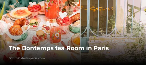 The Bontemps tea Room in Paris