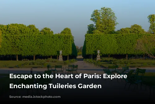 Escape to the Heart of Paris: Explore the Enchanting Tuileries Garden