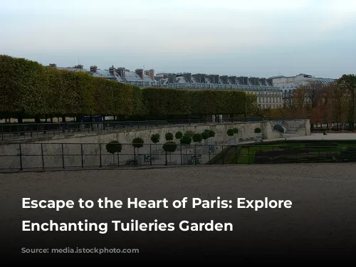 Escape to the Heart of Paris: Explore the Enchanting Tuileries Garden