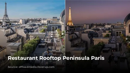 Restaurant Rooftop Peninsula Paris