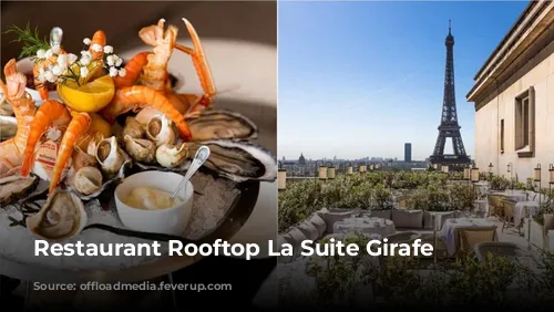 Restaurant Rooftop La Suite Girafe Paris