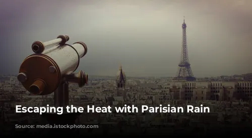 Escaping the Heat with Parisian Rain