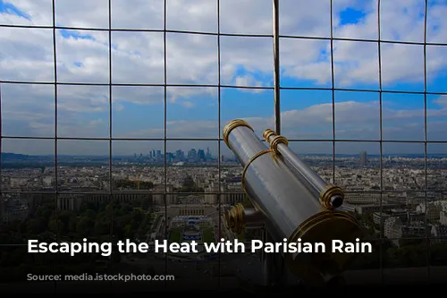 Escaping the Heat with Parisian Rain