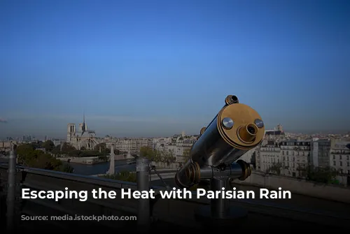 Escaping the Heat with Parisian Rain