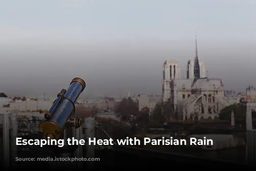 Escaping the Heat with Parisian Rain