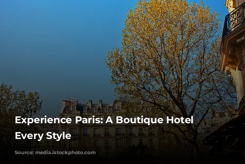 Experience Paris: A Boutique Hotel for Every Style