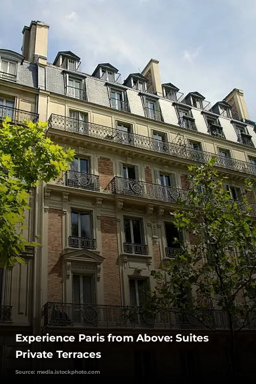 Experience Paris from Above: Suites with Private Terraces