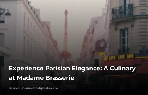 Experience Parisian Elegance: A Culinary Journey at Madame Brasserie