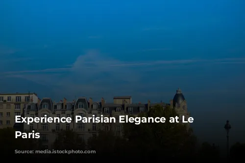 Experience Parisian Elegance at Le Belmont Paris