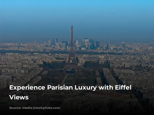 Experience Parisian Luxury with Eiffel Tower Views