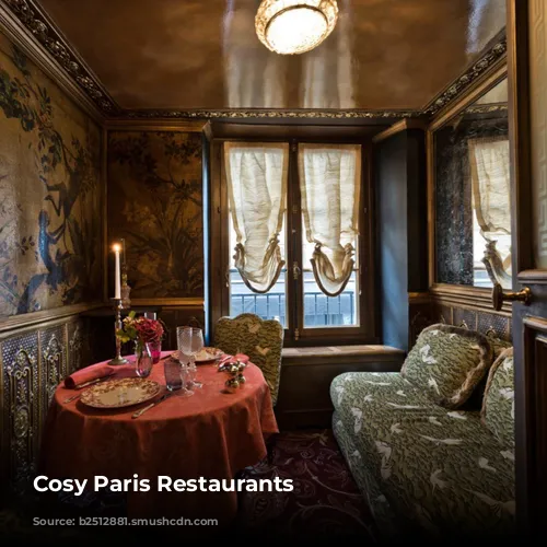 Cosy Paris Restaurants