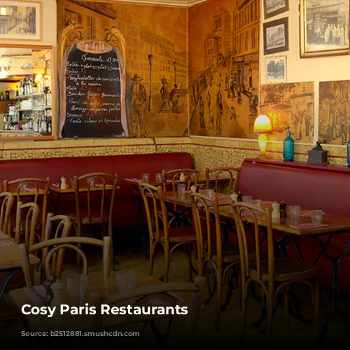 Cosy Paris Restaurants