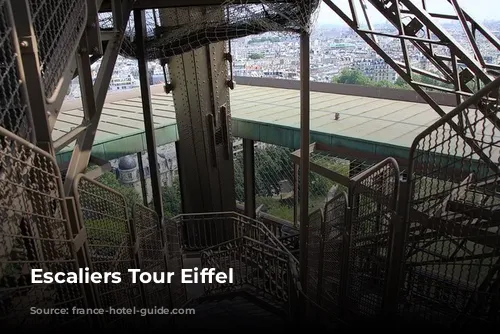 Escaliers Tour Eiffel