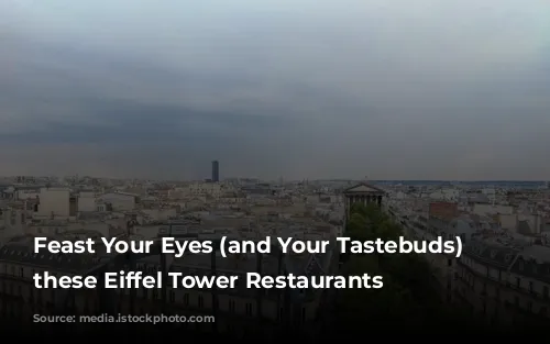 Feast Your Eyes (and Your Tastebuds) on these Eiffel Tower Restaurants