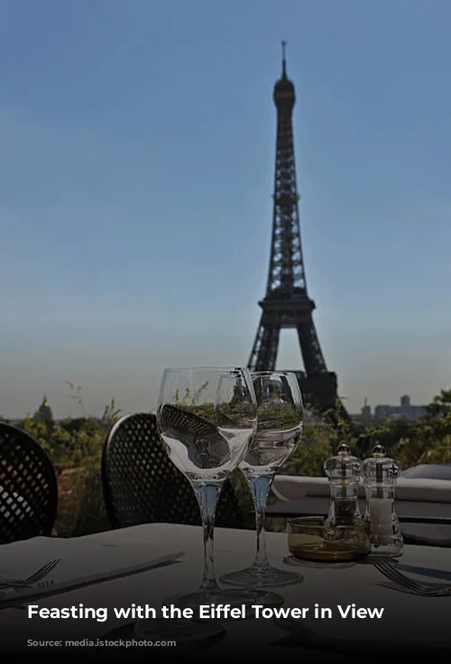 Feasting with the Eiffel Tower in View