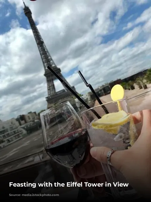 Feasting with the Eiffel Tower in View