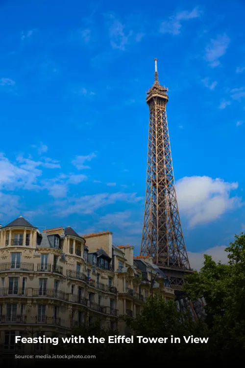 Feasting with the Eiffel Tower in View